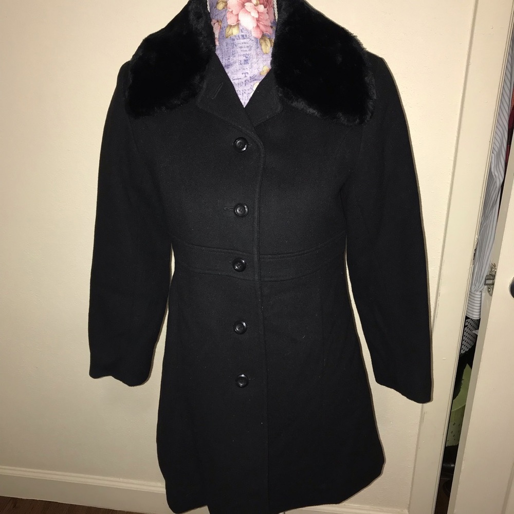 Girls Wool/Furrr Coat!